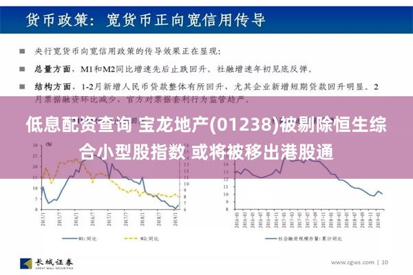 低息配资查询 宝龙地产(01238)被剔除恒生综合小型股指数 或将被移出港股通