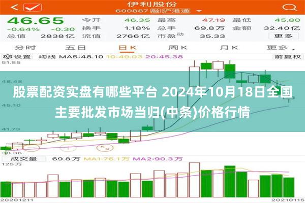 股票配资实盘有哪些平台 2024年10月18日全国主要批发市场当归(中条)价格行情