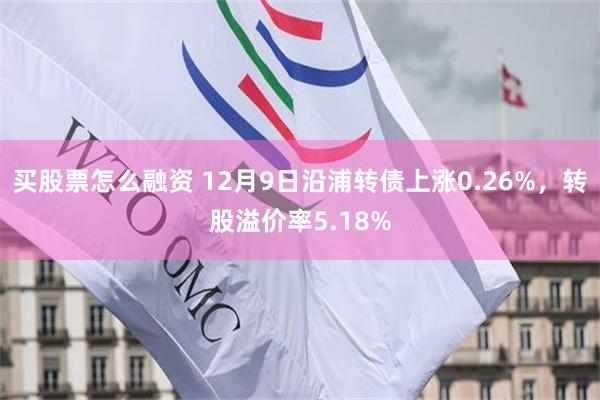 买股票怎么融资 12月9日沿浦转债上涨0.26%，转股溢价率5.18%