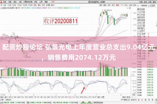 配资炒股论坛 弘景光电上年度营业总支出9.04亿元，销售费用2074.12万元